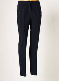 Pantalon slim talie elastică mărime normală albastru WEINBERG femme