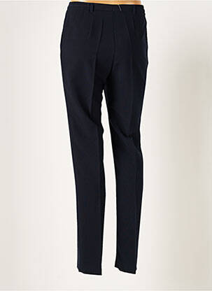 Pantalon slim talie elastică mărime normală albastru WEINBERG femeie