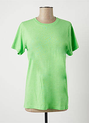 Tricou elasticitate mâneci scurte verde RUSSEL bărbat