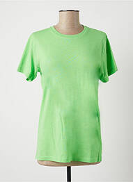 Tricou elasticitate mâneci scurte verde RUSSEL bărbat