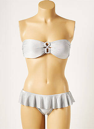 Costum de baie din două piese gri GENIUS femeie