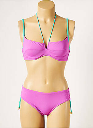 Costum de baie din două piese roz GENIUS femeie