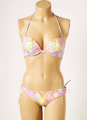 Costum de baie din două piese galben GENIUS femeie