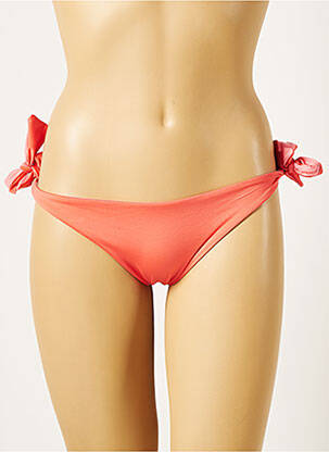 Chiloți de baie reversibil bikini roz GENIUS femeie