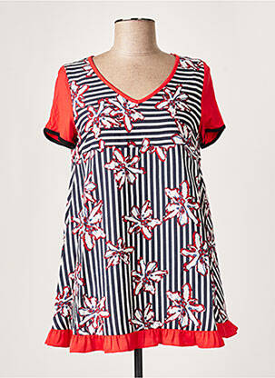 Tunică mâneci scurte roșu POUPÉE CHIC BY MERCEDES DE MIGUEL femeie