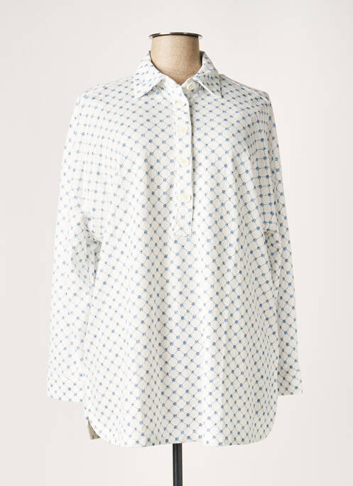 Tunică mâneci lungi alb YESTA femeie