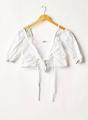 Top alb RAHRE femeie