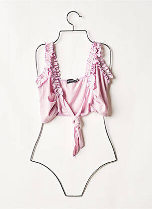 Top elasticitate bretele subțiri violet PRETTY LITTLE THING femeie
