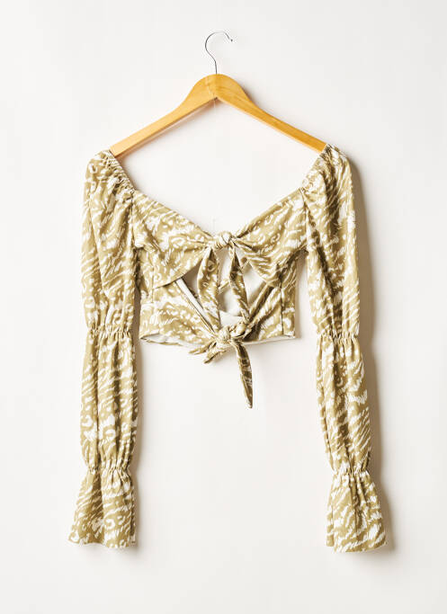 Top verde BOOHOO femeie