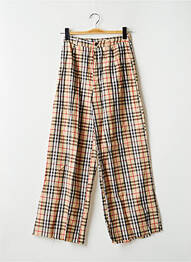 Pantalon 7/8 talie înaltă talie înaltă bej PRETTY LITTLE THING femme