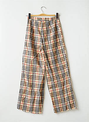 Pantalon 7/8 talie înaltă talie înaltă bej PRETTY LITTLE THING femeie