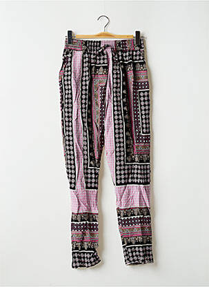 Pantalon drept roz C-F2 femeie