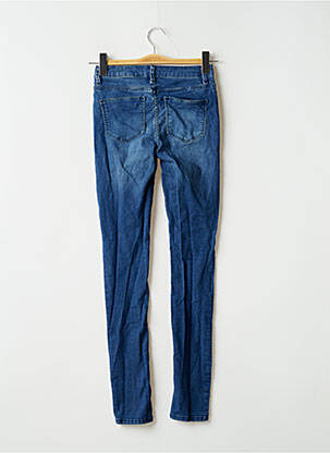 Blugi cu croială slim elasticitate mărime normală albastru DENIM CO femeie