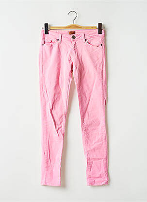 Pantalon slim talie joasă talie joasă roz HEARTLESS JEANS femeie