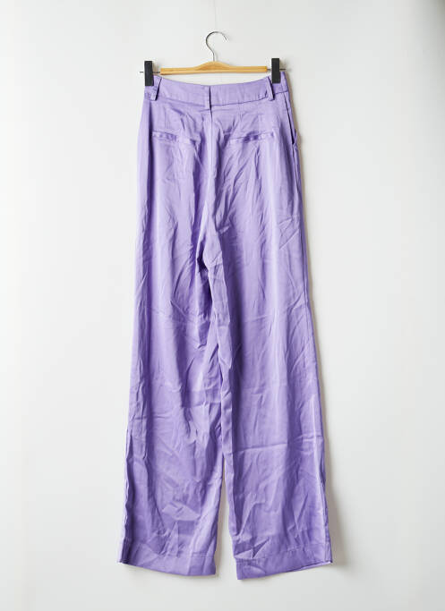 Pantalon larg violet LOAVIES femeie