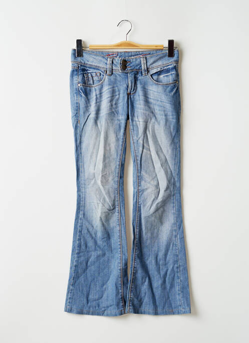 Blugi cu croială evazată albastru EDC BY ESPRIT femeie