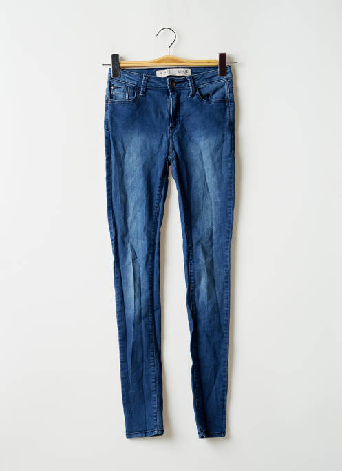 Blugi cu croială slim albastru DENIM CO femeie