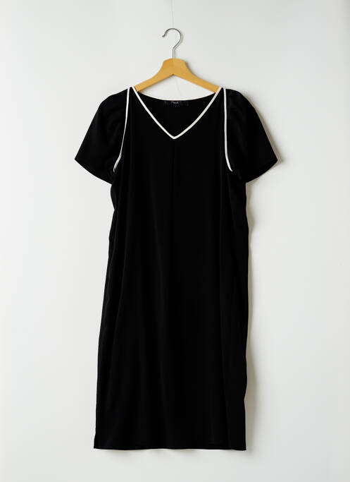 Rochie midi negru UN JOUR AILLEURS femeie