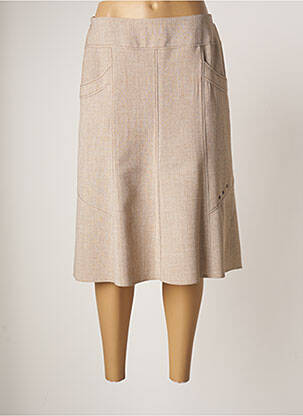 Fustă midi bej IMPULSION femeie