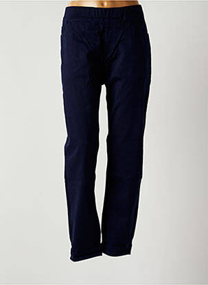 Pantalon slim talie elastică mărime normală albastru LA FIANCEE DU MEKONG femeie