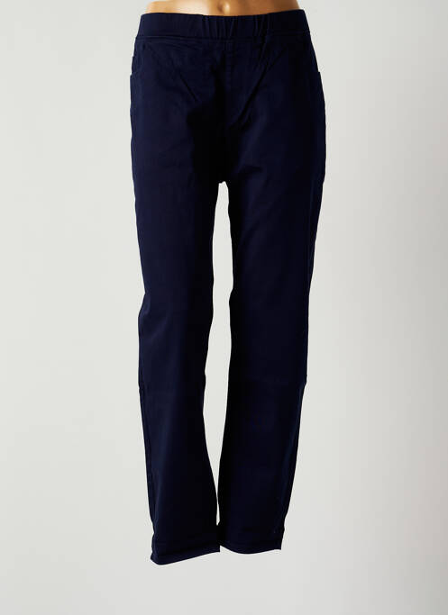 Pantalon slim talie elastică mărime normală albastru LA FIANCEE DU MEKONG femme