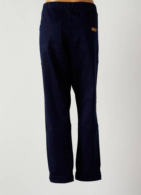 Pantalon slim talie elastică mărime normală albastru LA FIANCEE DU MEKONG femme