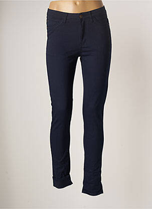 Pantalon slim elasticitate mărime normală albastru LA FIANCEE DU MEKONG femeie