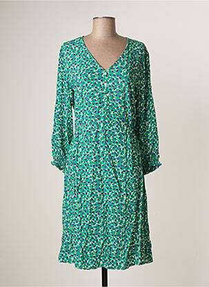 Rochie midi mâneci lungi mâneci lungi verde LA FIANCEE DU MEKONG femeie