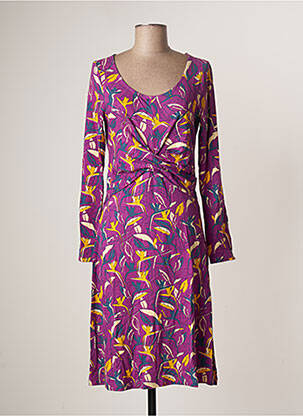 Rochie midi mâneci lungi mâneci lungi violet LA FIANCEE DU MEKONG femeie