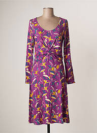 Rochie midi mâneci lungi mâneci lungi violet LA FIANCEE DU MEKONG femeie