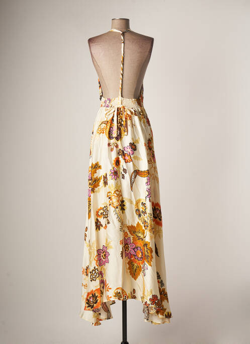 Rochie lungă bej ANGELA DAVIS femeie