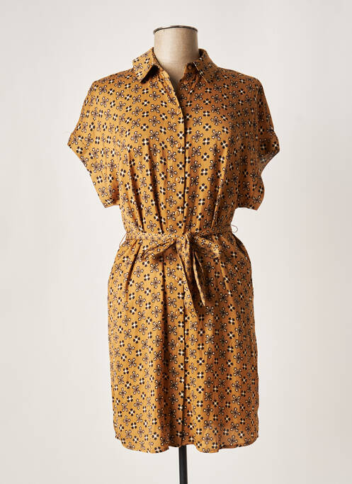 Rochie midi maro VERO MODA femeie