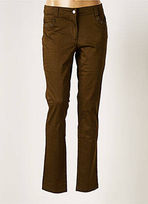 Pantalon slim verde MADO ET LES AUTRES femeie