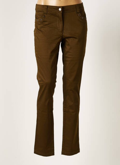 Pantalon slim verde MADO ET LES AUTRES femeie