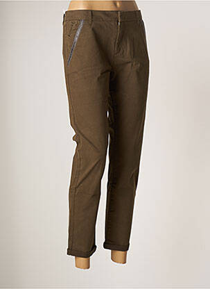 Pantalon 7/8 verde REIKO femeie