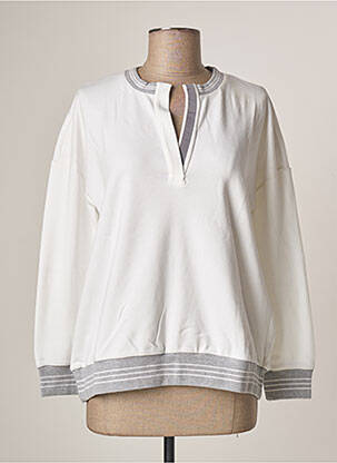 Top alb ELEVENTY femeie