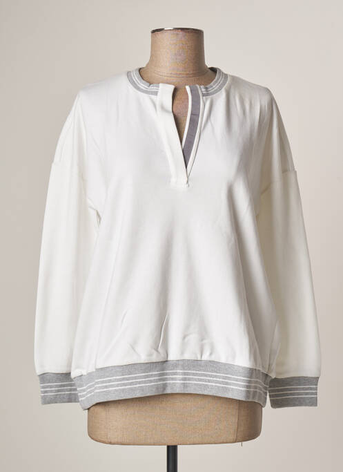 Top alb ELEVENTY femeie