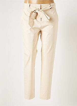 Pantalon 7/8 bej ELEVENTY femeie