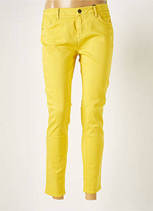 Blugi cu croială slim galben LAB DIP PARIS femeie
