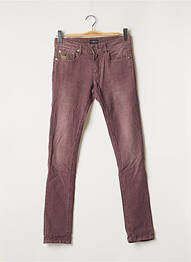 Pantalon slim conic mărime normală violet APRIL 77 femeie