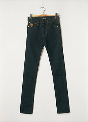 Pantalon slim conic mărime normală verde APRIL 77 femeie
