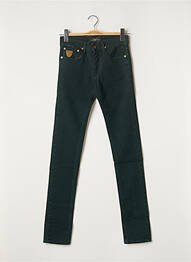 Pantalon slim conic mărime normală verde APRIL 77 femeie
