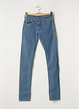 Blugi skinny albastru APRIL 77 femeie