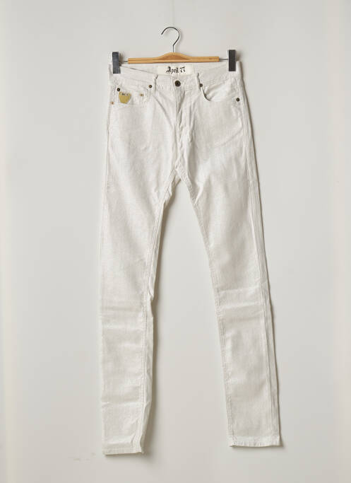 Pantalon slim bej APRIL 77 femeie