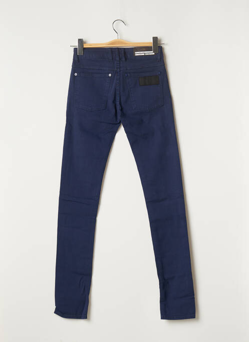 Pantalon slim albastru APRIL 77 femeie