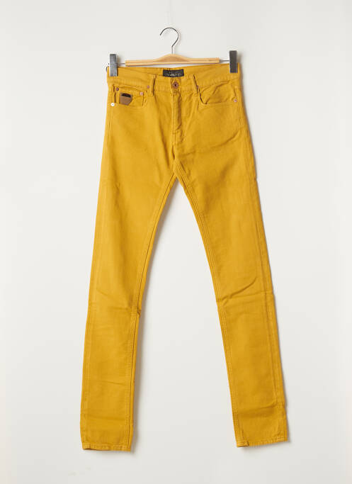 Pantalon slim galben APRIL 77 femeie