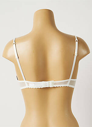 Sutien efect material satinat top sutien push-up bej PASSIONATA femeie