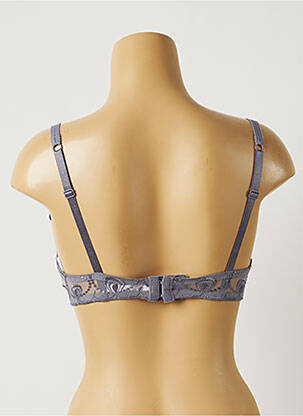Sutien efect material satinat top sutien push-up gri PASSIONATA femeie