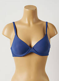 Sutien efect material satinat top sutien modelat albastru PASSIONATA femeie