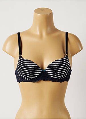 Sutien efect material satinat top sutien modelat albastru PASSIONATA femeie